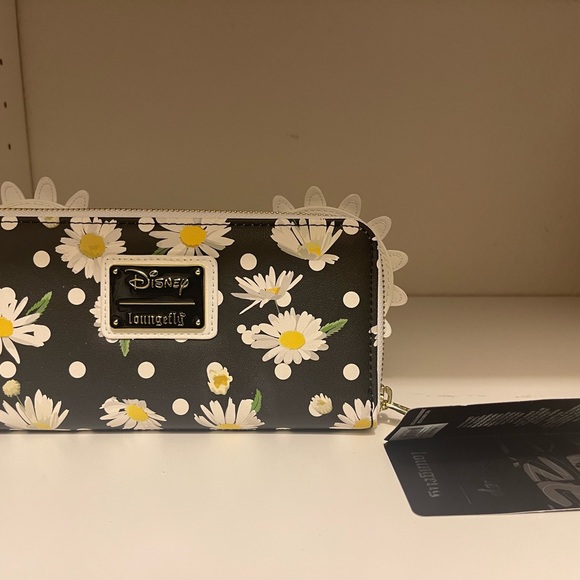 Disney Minnie Mouse Daisies Zip Around Wallet - Picture 4 of 6